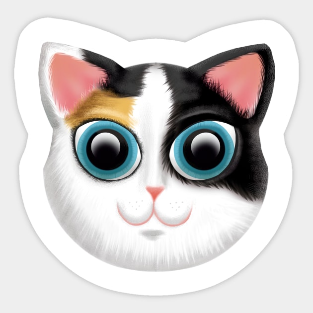 Bobtail Cat Sticker by Pronoic_Store